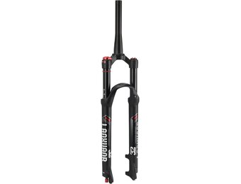 26/27,5/29 inch magnesiumlegering mountainbike vork terugslaginstelling, luchtvering voorvork 100 mm veerweg, 9 mm as, schijfrem