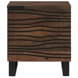 Nachtkastje Walnotenhout 40x33x46cm - Massief Mangohout met 34% Korting