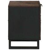 Nachtkastje Walnotenhout 40x33x46cm - Massief Mangohout met 34% Korting
