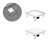 RVS Doucheafvoer 28x28 cm - 75% Korting