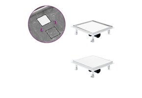 RVS Doucheafvoer 28x28cm met 2-in-1 Deksel - 70% Korting!