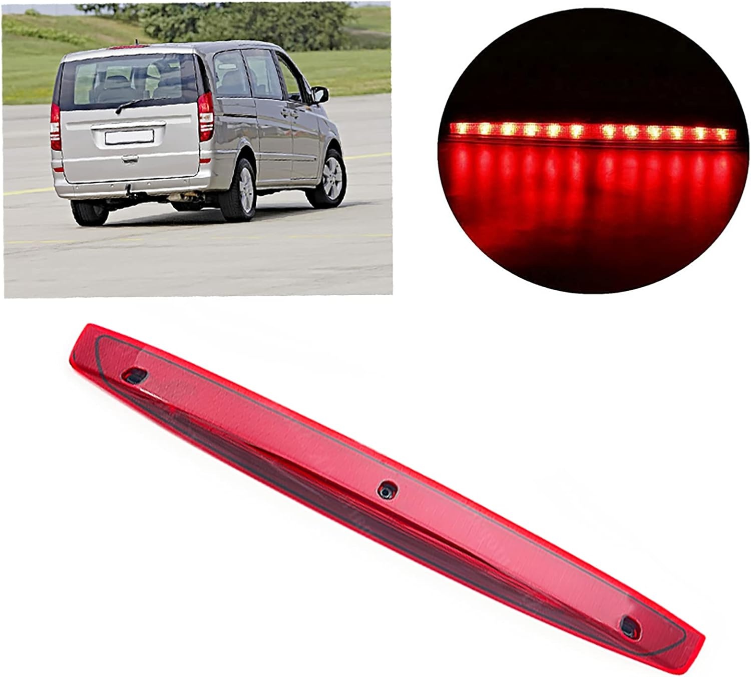 Remlicht achter voor Mercedes W639 Vito Viano 2003-2015 A6398200056 (rood)