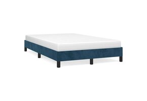 Donkerblauw Fluweel Bedframe 120x190 cm - 47% Korting!