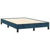 Donkerblauw Fluweel Bedframe 120x190 cm - 61% Korting