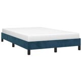 Donkerblauw Fluweel Bedframe 120x190 cm - 61% Korting