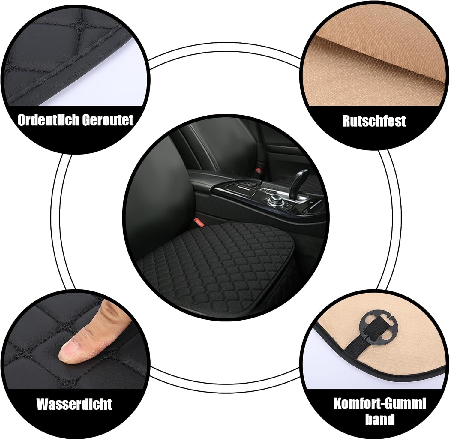 Aleawol Ergonomisch Zitkussen voor Auto en Kantoor