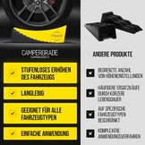 Oprijwiggen voor camper - maximale grip [incl. waterpas, onderlegmat] onderlegwiggen voor caravans en aanhangers - geen wegzakken | 2-delige set, universeel voor elk voertuig [13,5t]