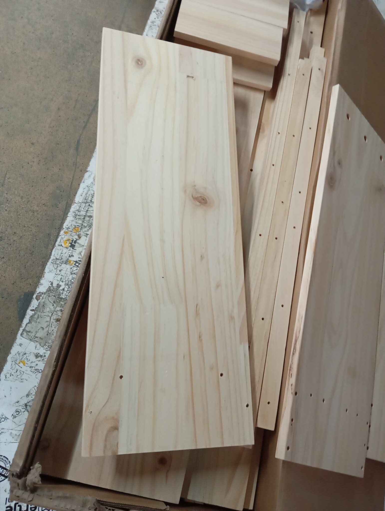 vidaXL Bedframe massief hout 100x200 cm