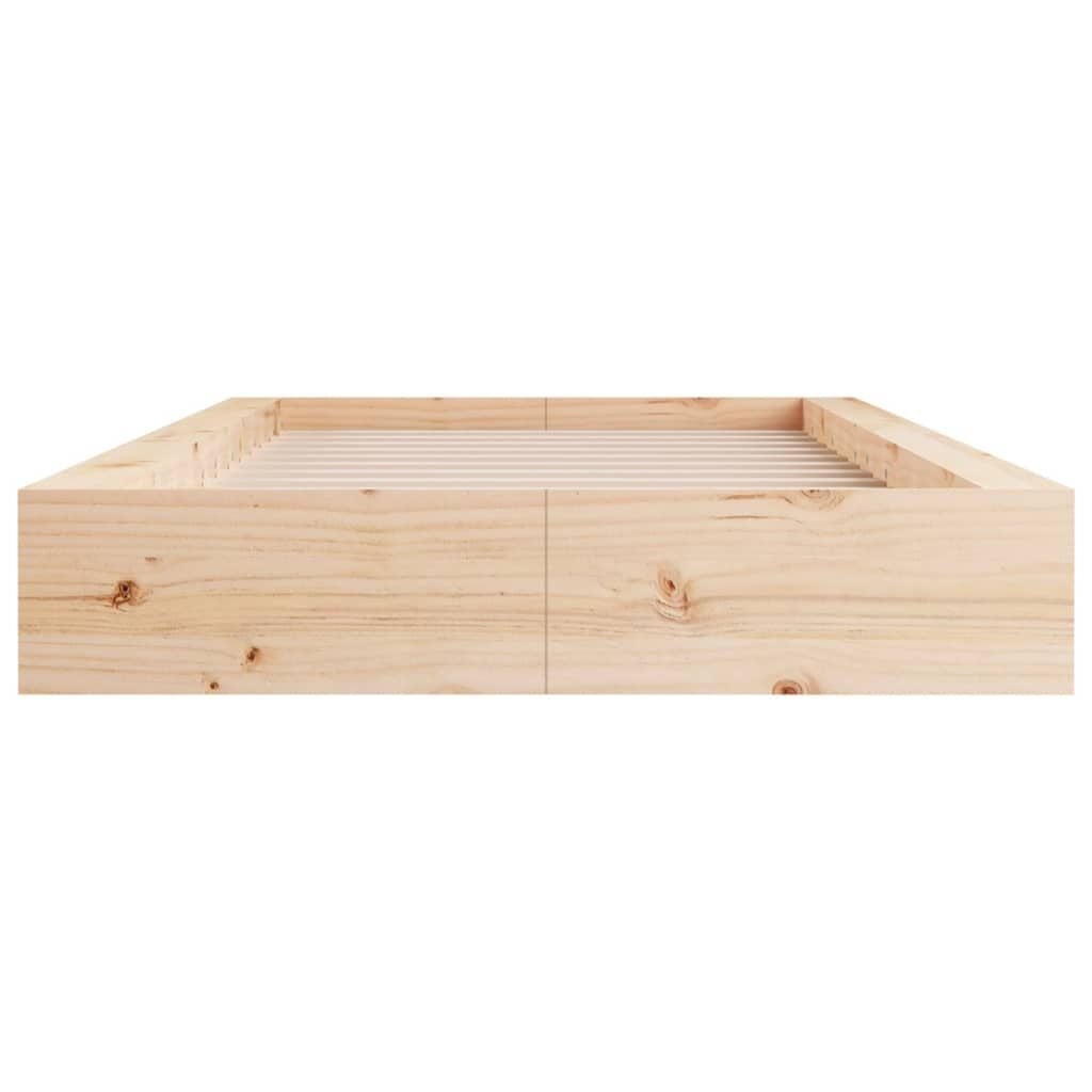 vidaXL Bedframe massief hout 100x200 cm