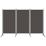 Kamerscherm 3 panelen 260x180 cm Antraciet - 33% Korting