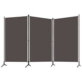 Kamerscherm 3 panelen 260x180 cm Antraciet - 33% Korting