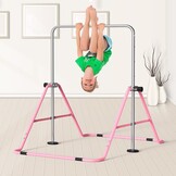 FBSPORT Kinder Turnbok met Verstelbare Hoogtes, Opvouwbaar, Tot 63.5 kg