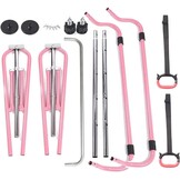 FBSPORT Kinder Turnbok met Verstelbare Hoogtes, Opvouwbaar, Tot 63.5 kg