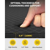 CAMBIVO Extra Dikke Yogamat 183x122 cm - Antislip & Geluidsdempend voor Thuisgym