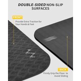 CAMBIVO Extra Dikke Yogamat 183x122 cm - Antislip & Geluidsdempend voor Thuisgym