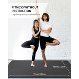CAMBIVO Extra Dikke Yogamat 183x122 cm - Antislip & Geluidsdempend voor Thuisgym