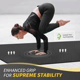 CAMBIVO Extra Dikke Yogamat 183x122 cm - Antislip & Geluidsdempend voor Thuisgym