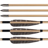 Huntingdoor Houten Pijlen voor Boogschieten (31 inch, 12 stuks)