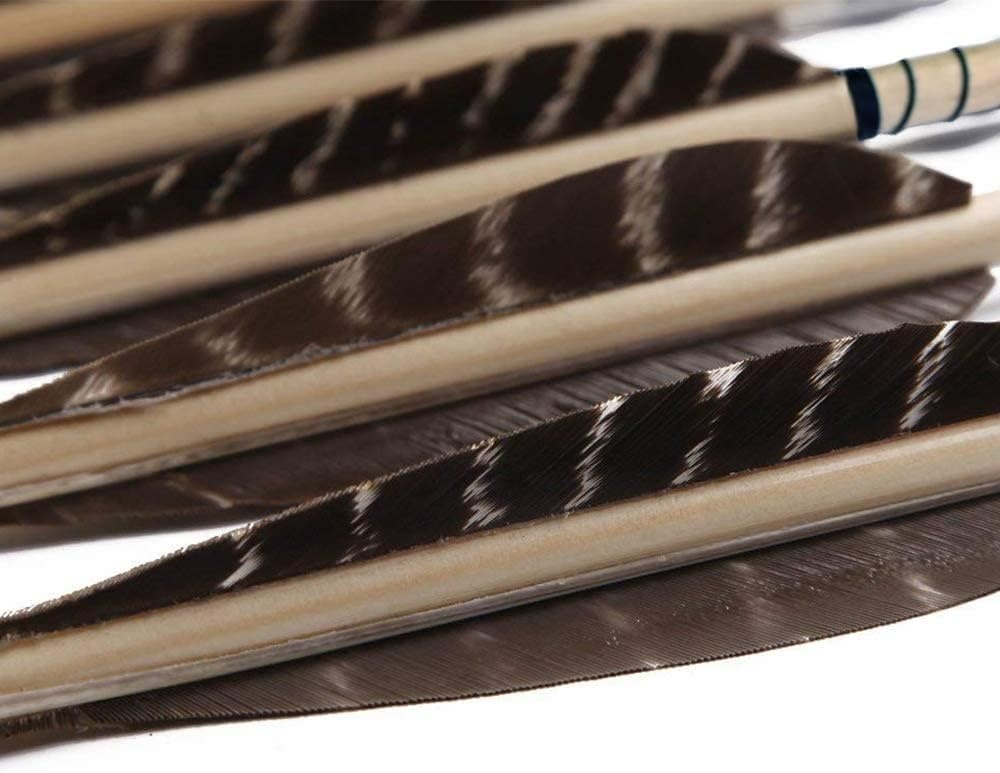 Huntingdoor Houten Pijlen voor Boogschieten (31 inch, 12 stuks)