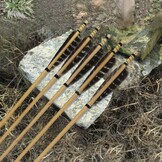 Huntingdoor Houten Pijlen voor Boogschieten (31 inch, 12 stuks)