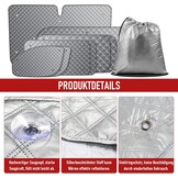 MaxAwe 8-delige thermische matten set voor Ford Transit Custom SWB - Zwart