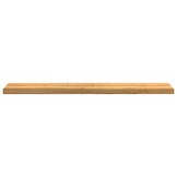vidaXL Vensterbanken 2 st 140x25x2 cm massief eikenhout lichtbruin
