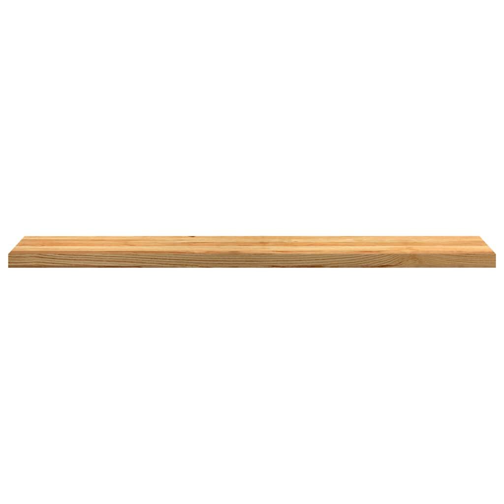 vidaXL Vensterbanken 2 st 140x25x2 cm massief eikenhout lichtbruin