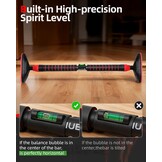 Abahub Home Optrekstang - deuropening gemonteerd | Opvouwbare ruimtebesparing voor appartementen/garages | Multi-Grip Krachttraining Premium Zwart
