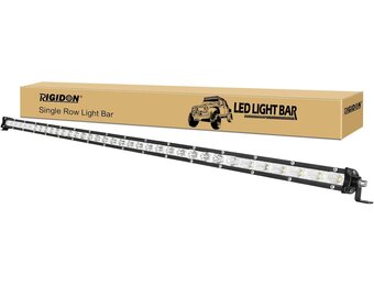 RIGIDON 38 inch 180W Flood Spot Combo Beam Auto Led-lichtbalk Enkele Rij Avondmaal Slanke Led-verlichting 12V 24V voor Off-road Truck SUV UTE ATV 4x4, Waterdichte Rijdende Werklamp, 6000K Witte - Maat 38inch 180W