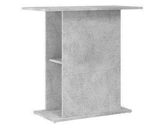 vidaXL Aquariumstandaard 75x36x72,5 cm bewerkt hout betongrijs