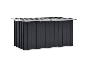 vidaXL Tuinbox 129x67x65 cm antraciet
