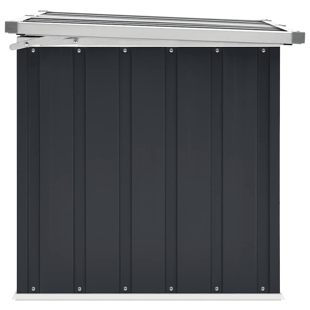 vidaXL Tuinbox 129x67x65 cm antraciet