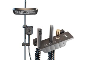 Regendoucheset RVS Grijs | 30x20cm Hoofddouche | 3standen Handdouche | 34% Korting