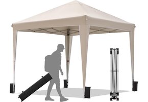 Paviljoen 3x3m Waterdicht UPF 50+ met Kliksysteem - 34% Korting