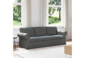 VidaXL Bank 180cm Donkergrijs Metaal - 49% Korting!