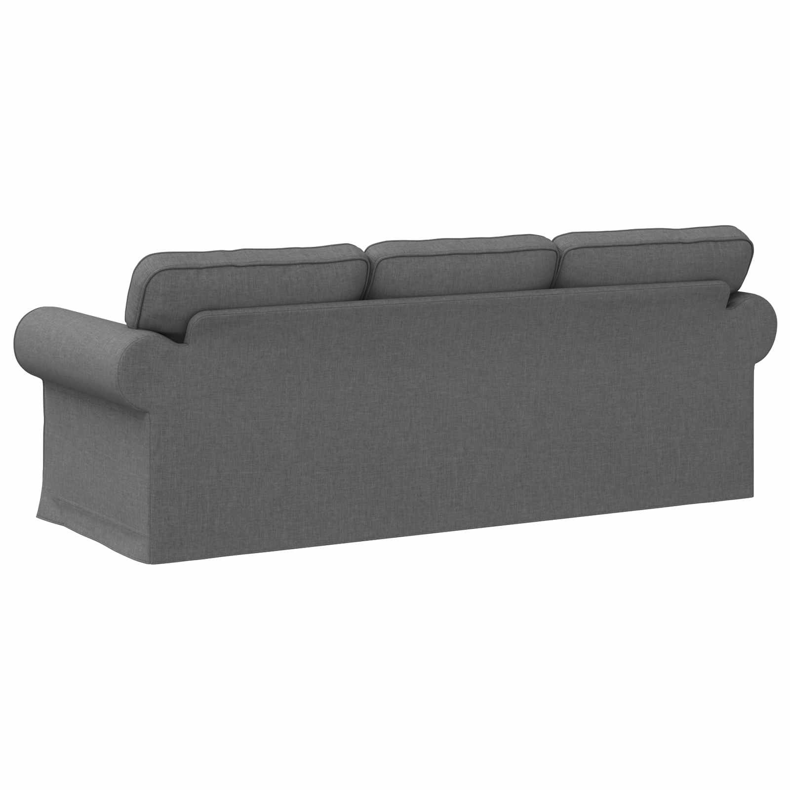vidaXL Bank 180cm Donkergrijs Metaal