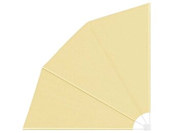vidaXL Balkon Privacy Scherm Zand 210 x 210 cm Stof