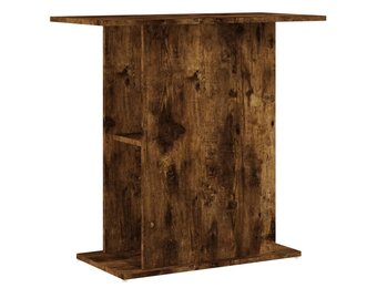 vidaXL Aquariumstandaard 75x36x72,5 cm bewerkt hout gerookt eiken
