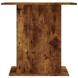 vidaXL Aquariumstandaard 75x36x72,5 cm bewerkt hout gerookt eiken