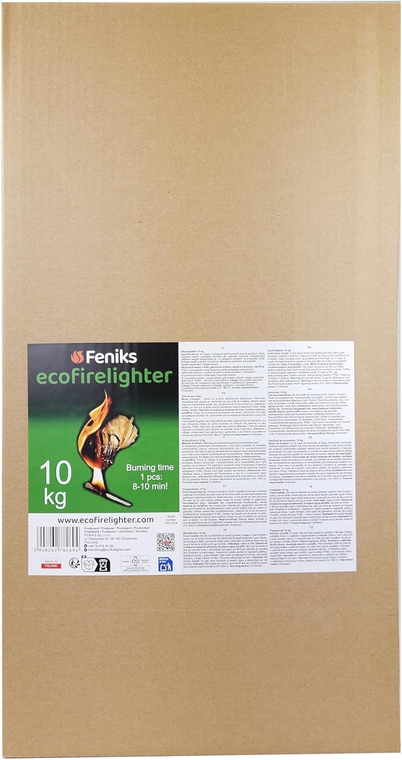 Ecologische aanmaakblokjes Houtskoolstarter 10 kg