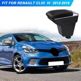 Armleuning Renault Clio IV (2012-2019) Zwart - Met 7 USB-poorten & Opbergruimte (34% korting!)