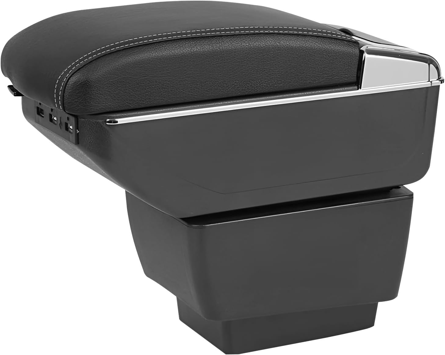 Armleuning Renault Clio IV (2012-2019) Zwart - Met 7 USB-poorten & Opbergruimte (34% korting!)