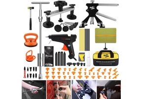 87-delige Deukreparatieset Auto met Glijhamer & Lijmpistool (46% Korting)