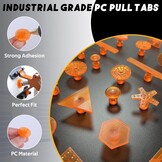 PDR TOOLS Uitdeukgereedschap, 87-delige reparatieset voor autodeuken, met glijhamer, 100 W, lijmpistool, lijndeukbord, uitdeukreparatieset, kan 90% van de deuken repareren