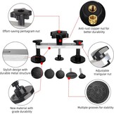 PDR TOOLS Uitdeukgereedschap, 87-delige reparatieset voor autodeuken, met glijhamer, 100 W, lijmpistool, lijndeukbord, uitdeukreparatieset, kan 90% van de deuken repareren