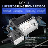 Compressor Level Control Compatible with 5 Series Touring E61 520 523 525 530 535 545 550 M5 2.0L-5.0L Estate 2004-2010 Replace# 37206792855
