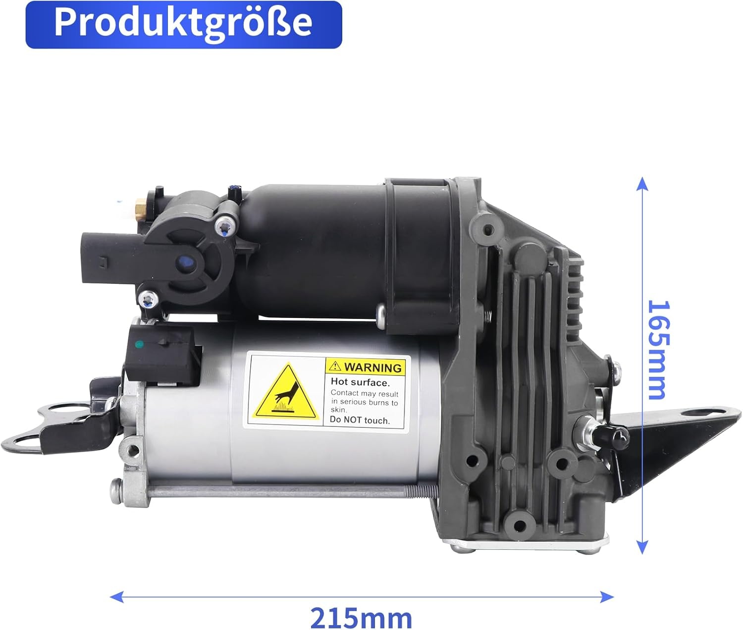 Compressor Level Control Compatible with 5 Series Touring E61 520 523 525 530 535 545 550 M5 2.0L-5.0L Estate 2004-2010 Replace# 37206792855