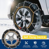 Sneeuwkettingen 12mm Gelegeerd Staal 2 Stuks - 78% Korting