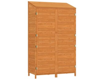 vidaXL Tuinschuur 102x52x174,5 cm massief vurenhout bruin