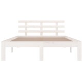 vidaXL Houten Bedframe Wit 140x190 cm - 35% Korting!